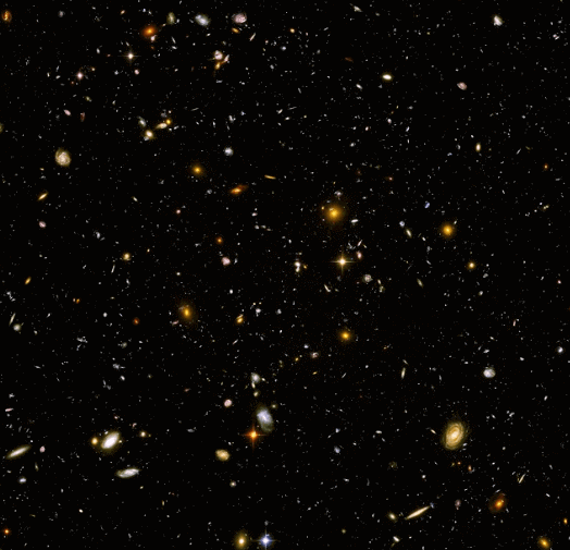 How Many Gods Do You Need By SabbiRIF(HUBBLE ULTRA DEEP FIELD)