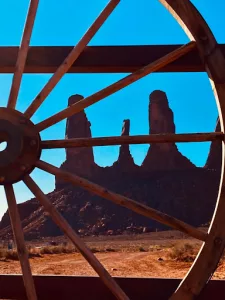 Three Sisters rock formation, Monument Valley