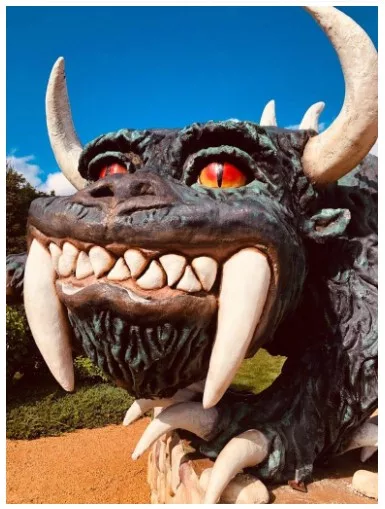 Hodag statue, Rhinelander WI By Kyra