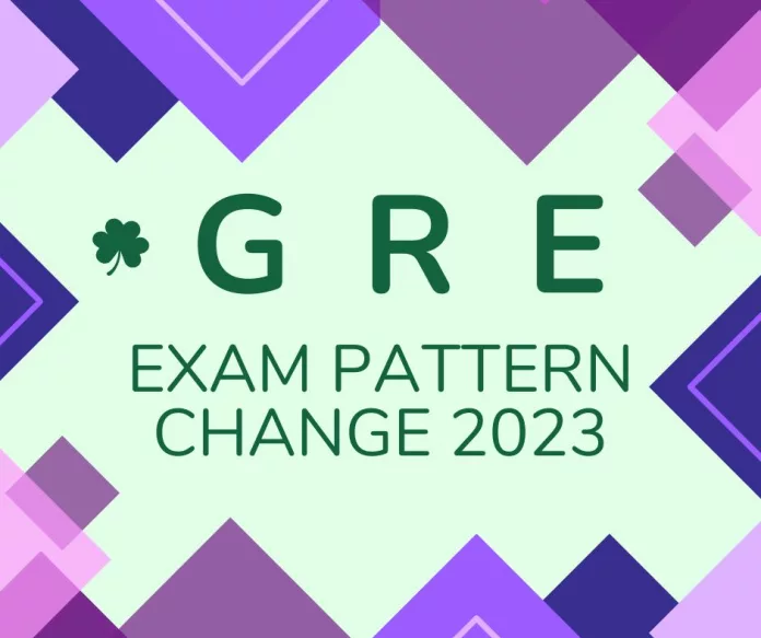 GRE EXAM PATTERN CHANGE 2023