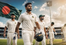 ম্যাকাই টেস্টে ইতিহাসের দ্বারপ্রান্তে বাংলাদেশ, ঘুরে দাঁড়ানোর চাপে অস্ট্রেলিয়া ম্যাকাই টেস্টে ইতিহাসের দ্বারপ্রান্তে বাংলাদেশ, ঘুরে দাঁড়ানোর চাপে অস্ট্রেলিয়া